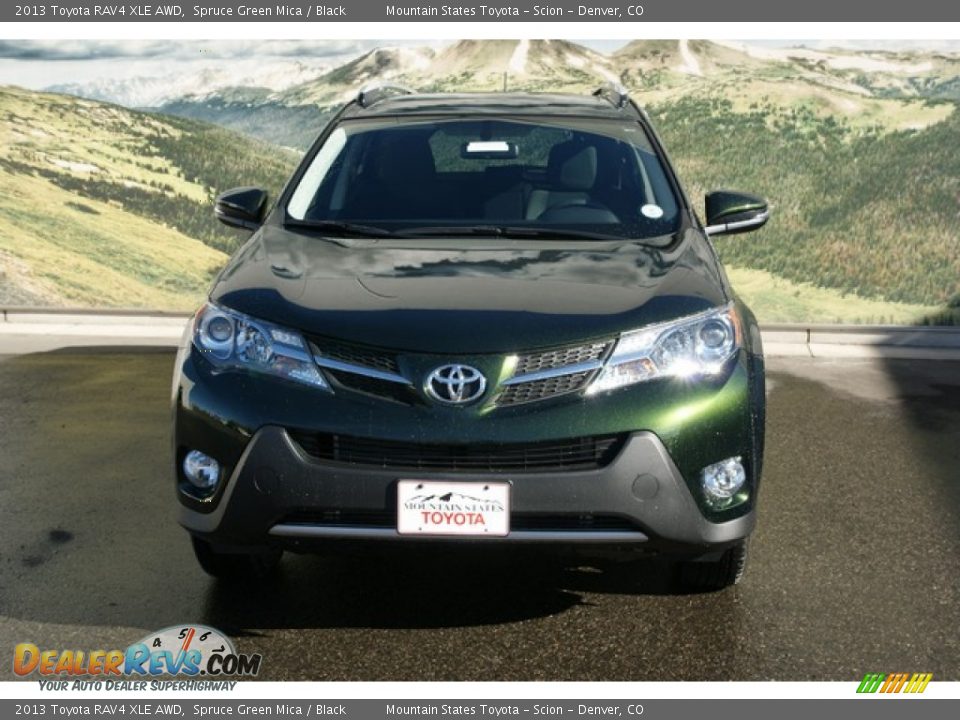 2013 Toyota RAV4 XLE AWD Spruce Green Mica / Black Photo #3
