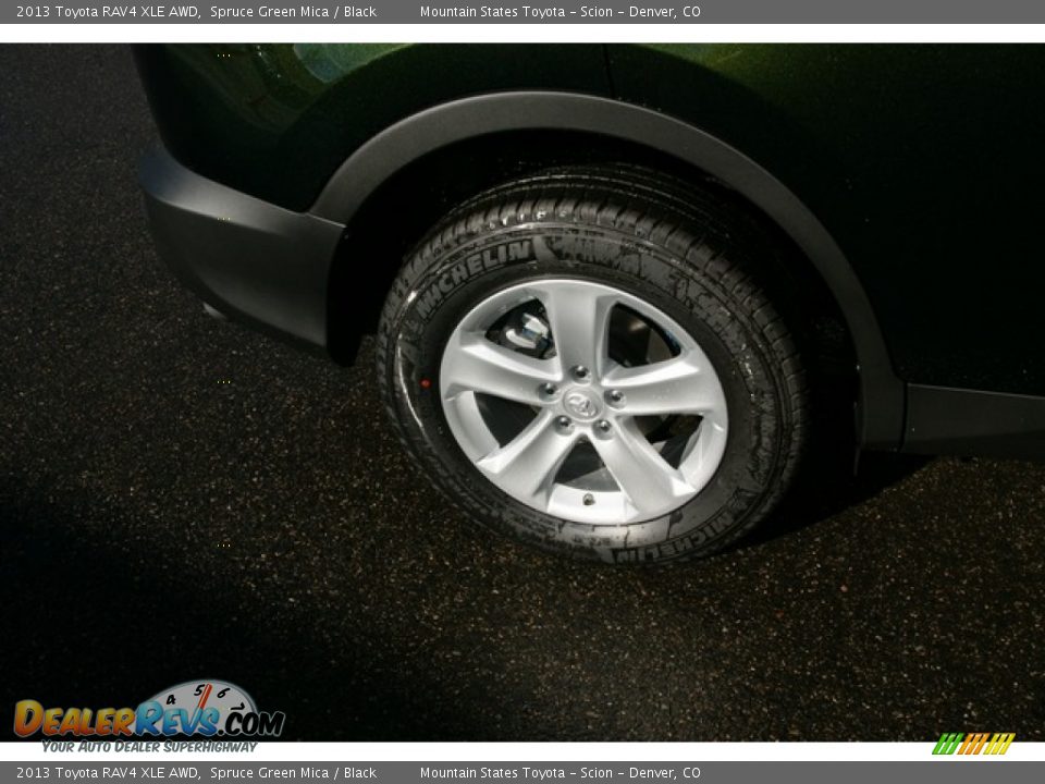 2013 Toyota RAV4 XLE AWD Spruce Green Mica / Black Photo #9
