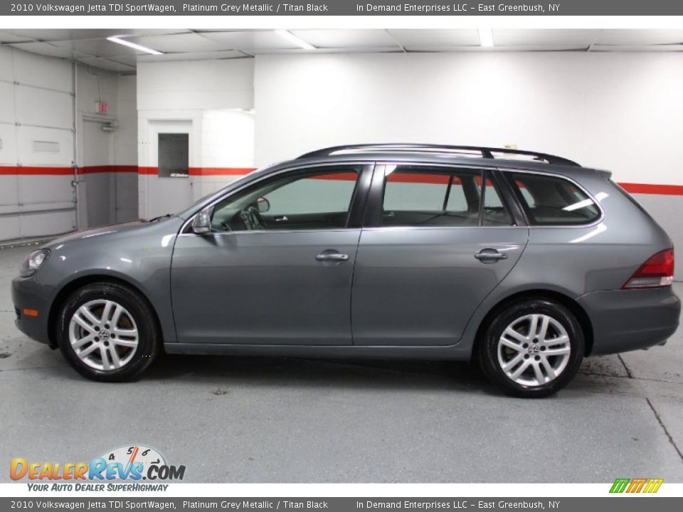 Platinum Grey Metallic 2010 Volkswagen Jetta TDI SportWagen Photo #8