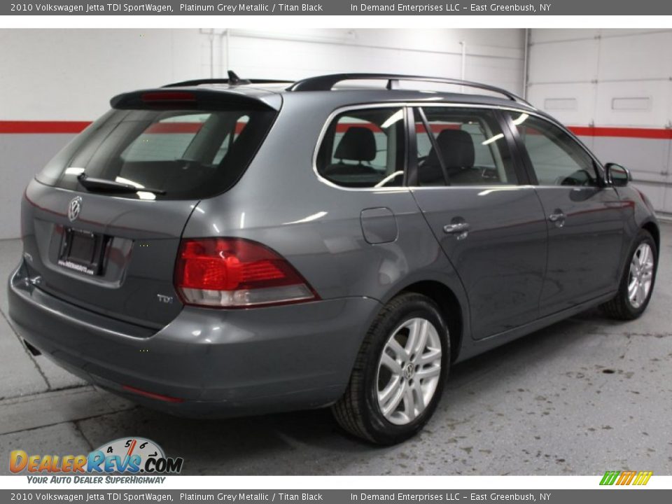 Platinum Grey Metallic 2010 Volkswagen Jetta TDI SportWagen Photo #14