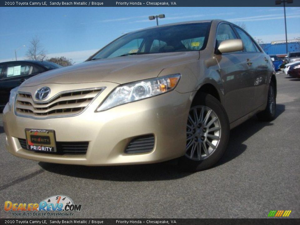 2010 Toyota Camry LE Sandy Beach Metallic / Bisque Photo #1