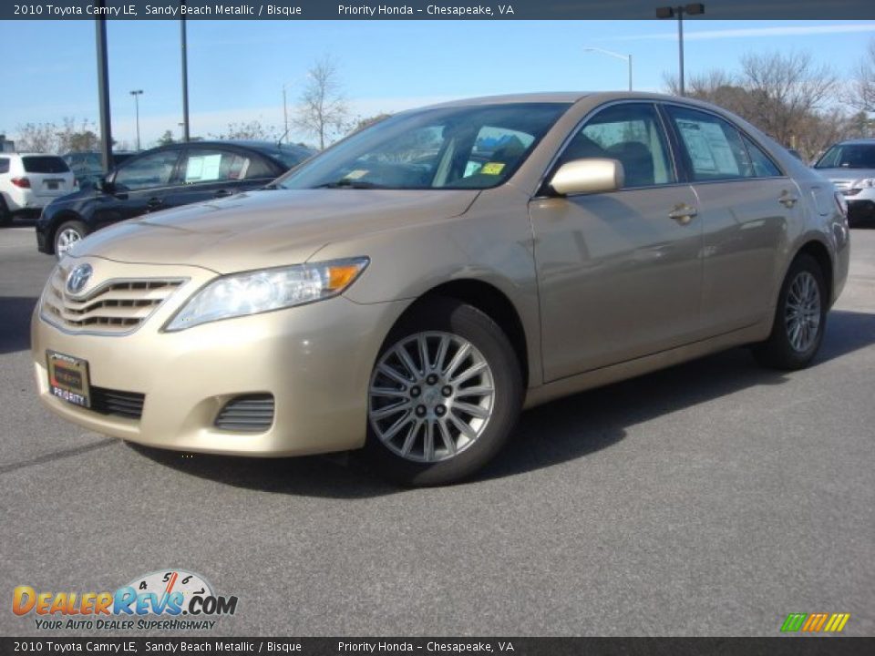 2010 Toyota Camry LE Sandy Beach Metallic / Bisque Photo #2