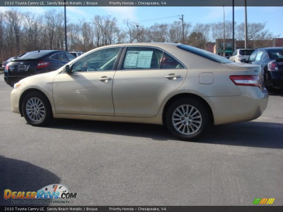 2010 Toyota Camry LE Sandy Beach Metallic / Bisque Photo #3