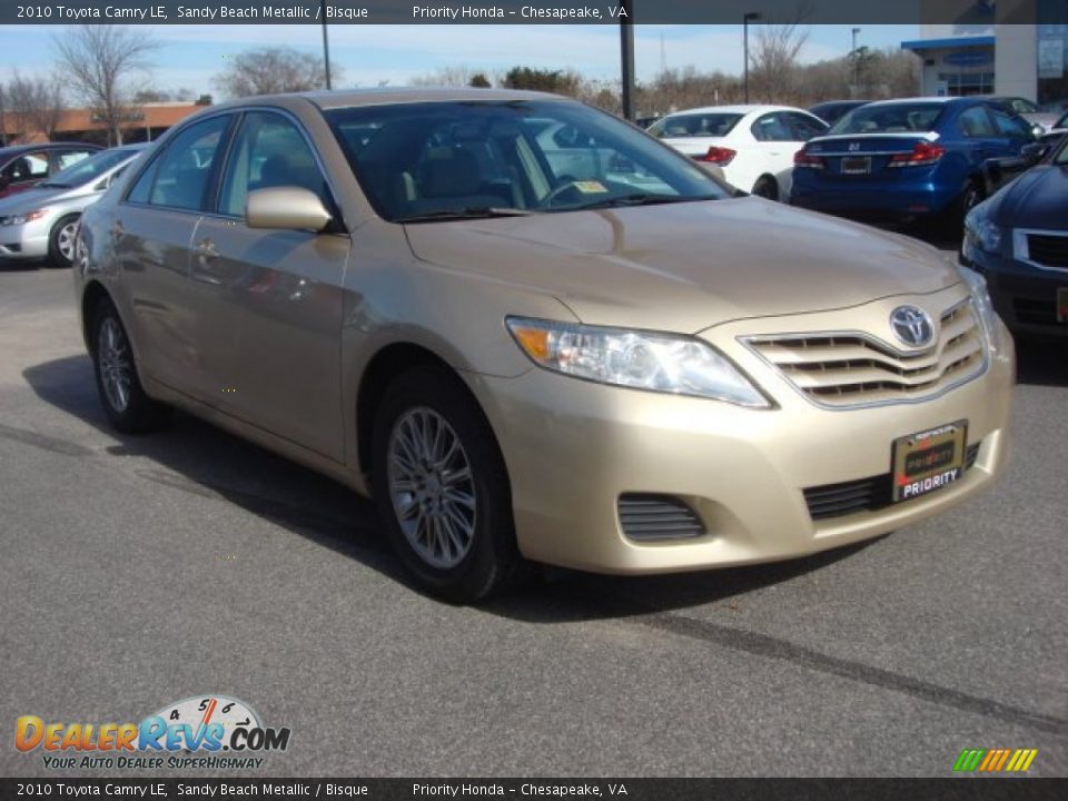 2010 Toyota Camry LE Sandy Beach Metallic / Bisque Photo #7