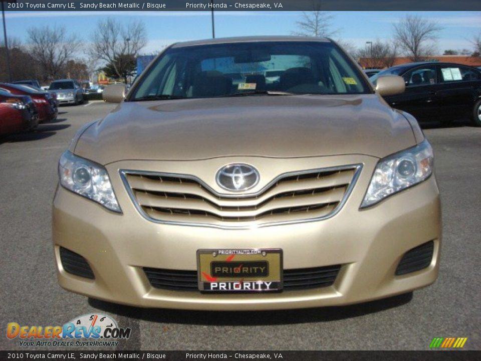 2010 Toyota Camry LE Sandy Beach Metallic / Bisque Photo #8