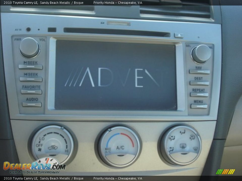 2010 Toyota Camry LE Sandy Beach Metallic / Bisque Photo #15