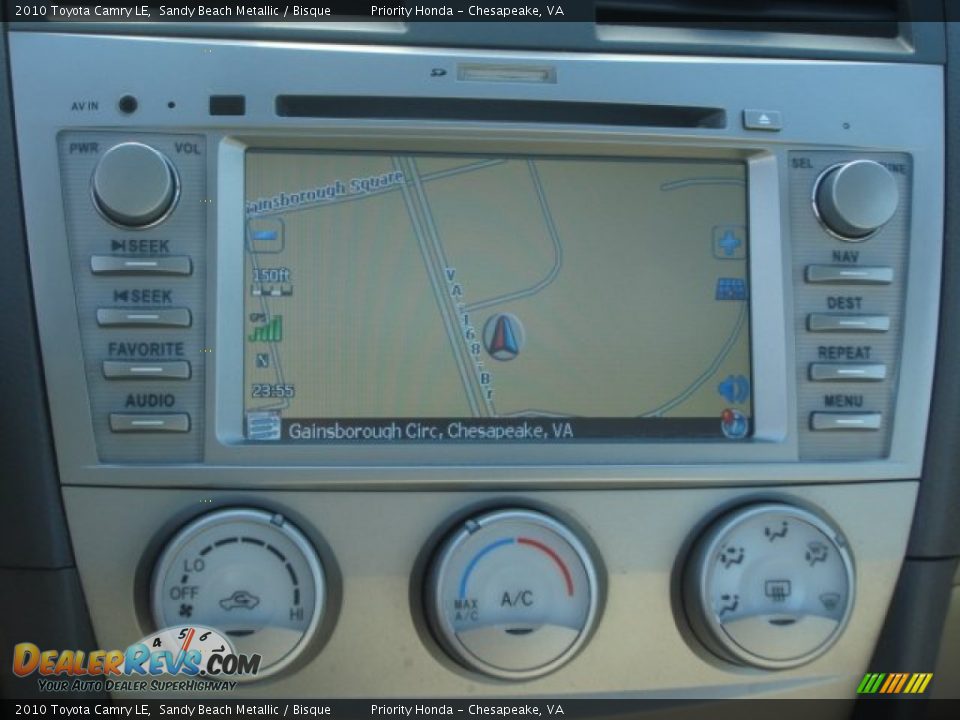 2010 Toyota Camry LE Sandy Beach Metallic / Bisque Photo #17