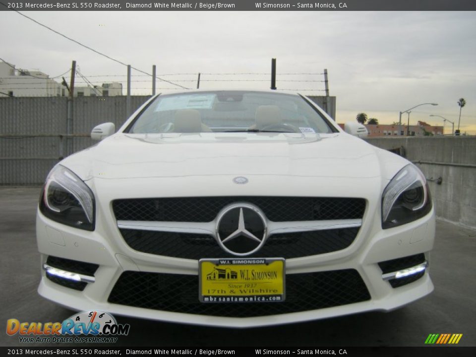 2013 Mercedes sl550 diamond white #2