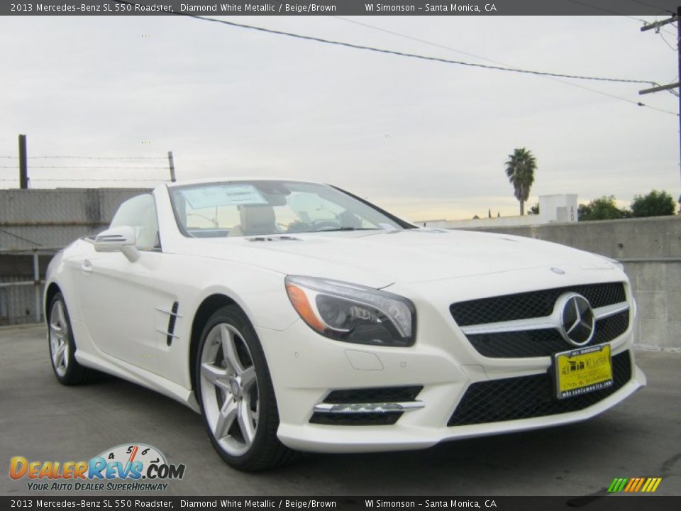 2013 Mercedes sl550 diamond white #7