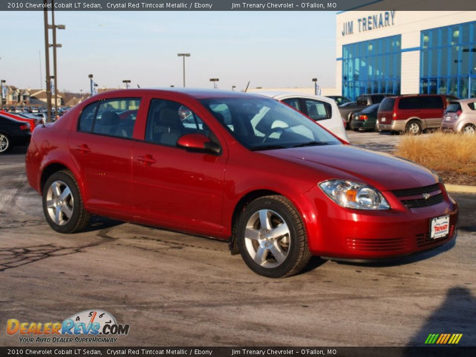 2010 Chevrolet Cobalt LT Sedan Crystal Red Tintcoat Metallic / Ebony Photo #2