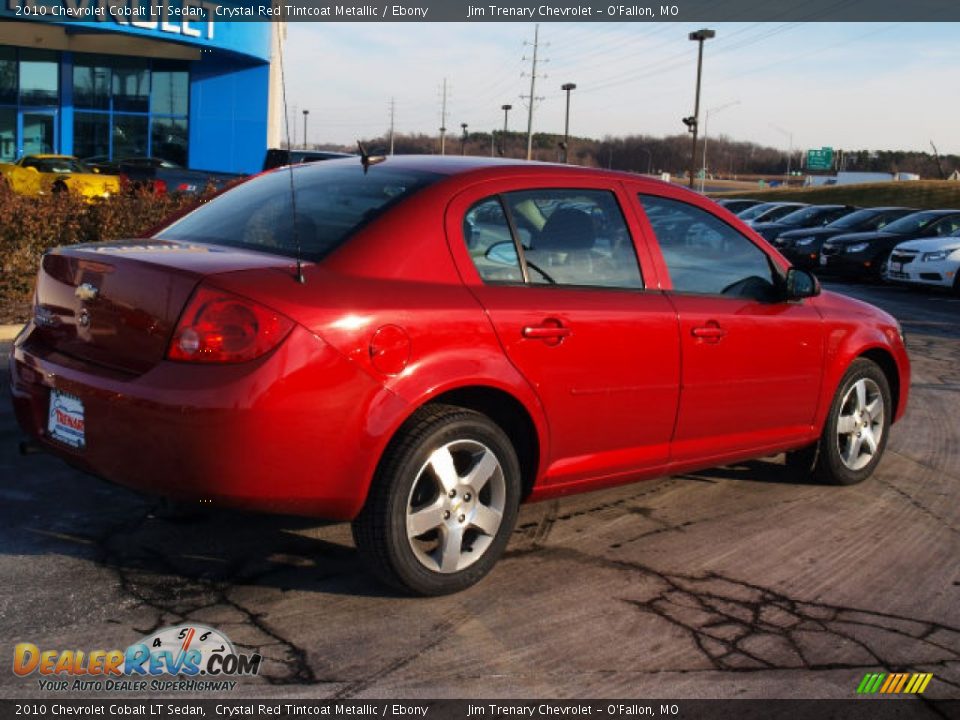 2010 Chevrolet Cobalt LT Sedan Crystal Red Tintcoat Metallic / Ebony Photo #3