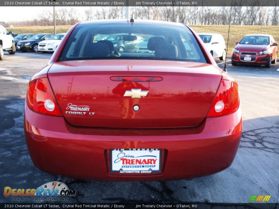 2010 Chevrolet Cobalt LT Sedan Crystal Red Tintcoat Metallic / Ebony Photo #6