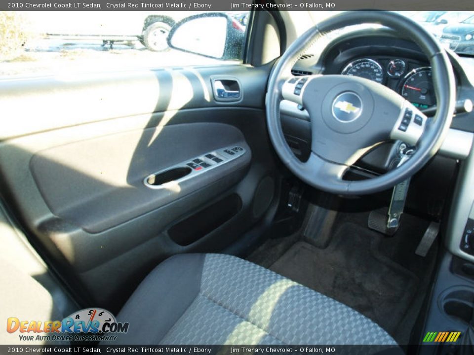 2010 Chevrolet Cobalt LT Sedan Crystal Red Tintcoat Metallic / Ebony Photo #11