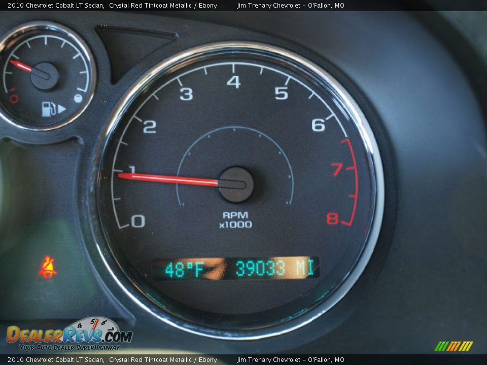 2010 Chevrolet Cobalt LT Sedan Crystal Red Tintcoat Metallic / Ebony Photo #14