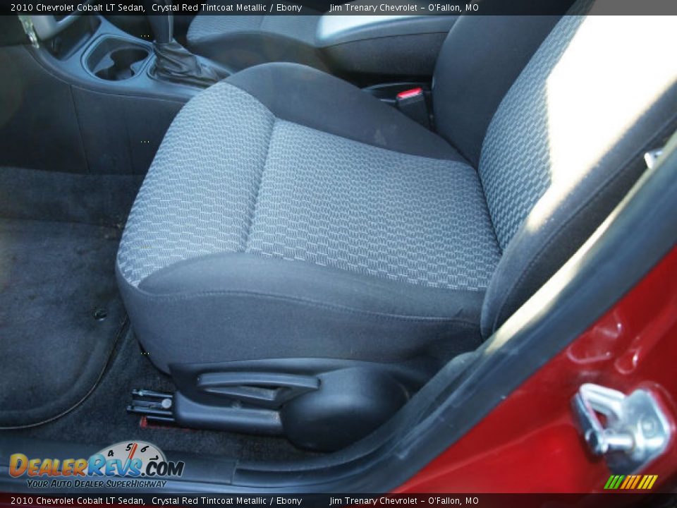 2010 Chevrolet Cobalt LT Sedan Crystal Red Tintcoat Metallic / Ebony Photo #16