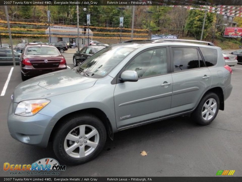 2007 Toyota RAV4 Limited 4WD Everglade Metallic / Ash Gray Photo #2