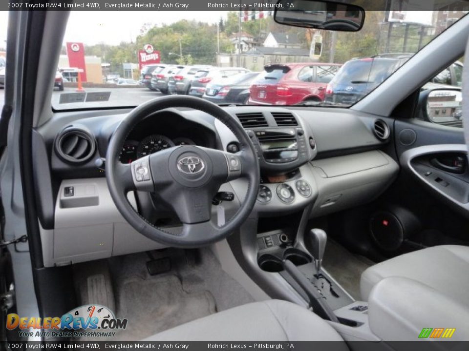 Ash Gray Interior - 2007 Toyota RAV4 Limited 4WD Photo #6