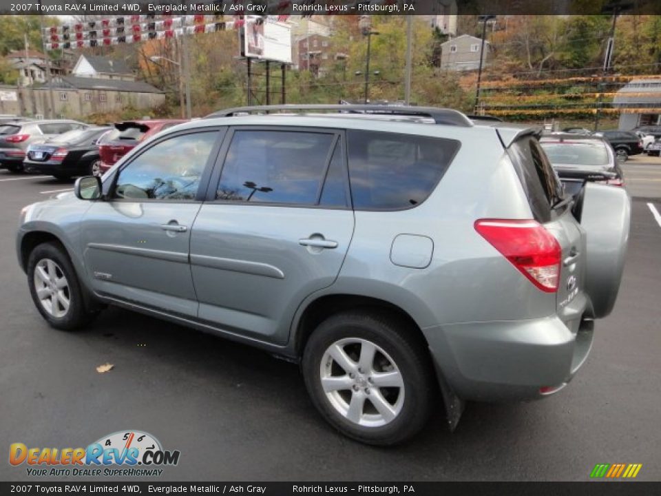 2007 Toyota RAV4 Limited 4WD Everglade Metallic / Ash Gray Photo #9