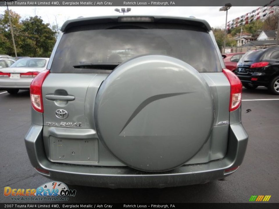 2007 Toyota RAV4 Limited 4WD Everglade Metallic / Ash Gray Photo #10