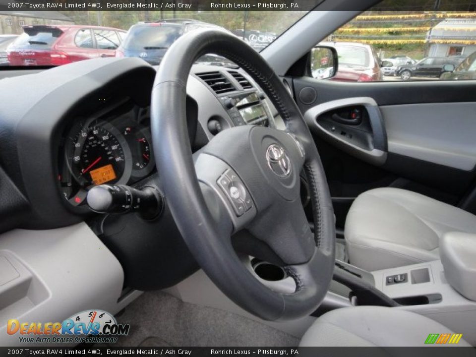 2007 Toyota RAV4 Limited 4WD Everglade Metallic / Ash Gray Photo #18