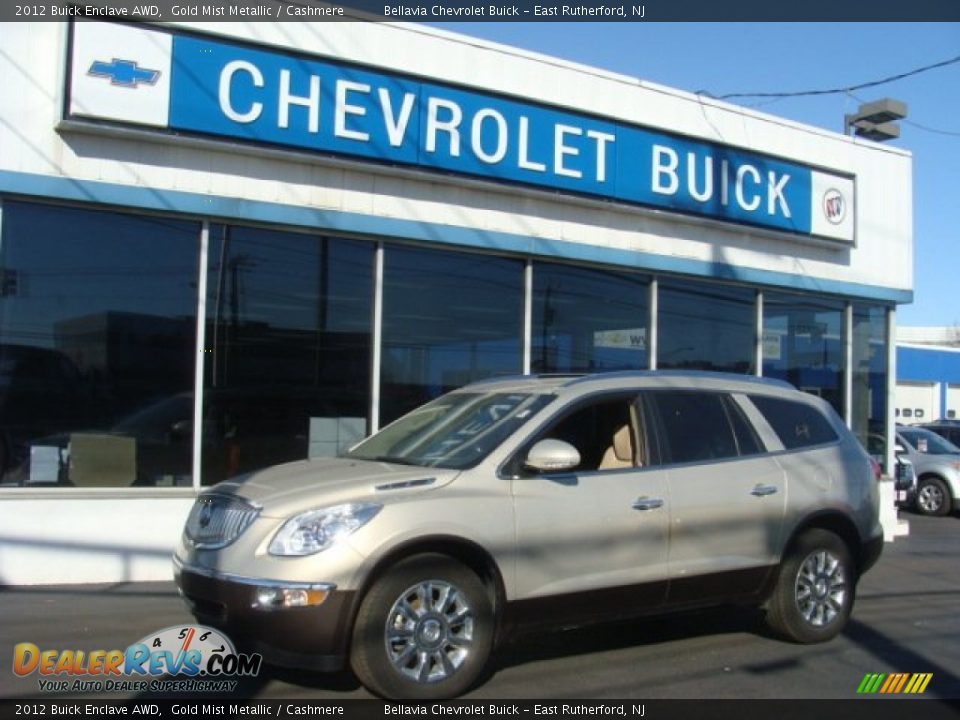 2012 Buick Enclave AWD Gold Mist Metallic / Cashmere Photo #1