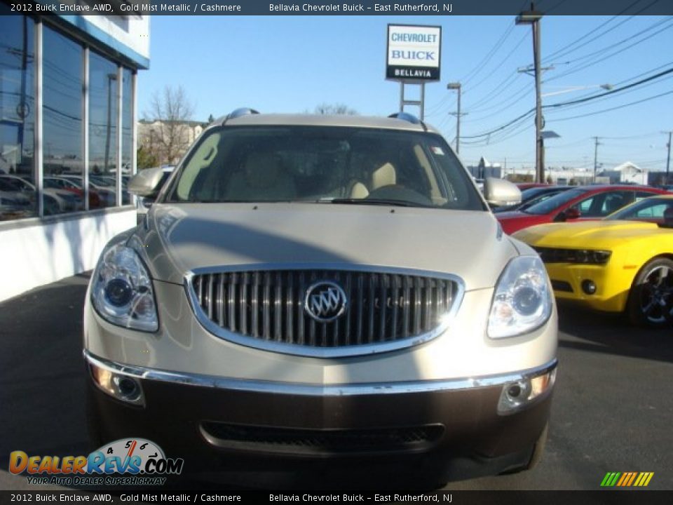 2012 Buick Enclave AWD Gold Mist Metallic / Cashmere Photo #2