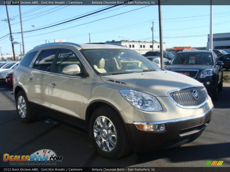 2012 Buick Enclave AWD Gold Mist Metallic / Cashmere Photo #3