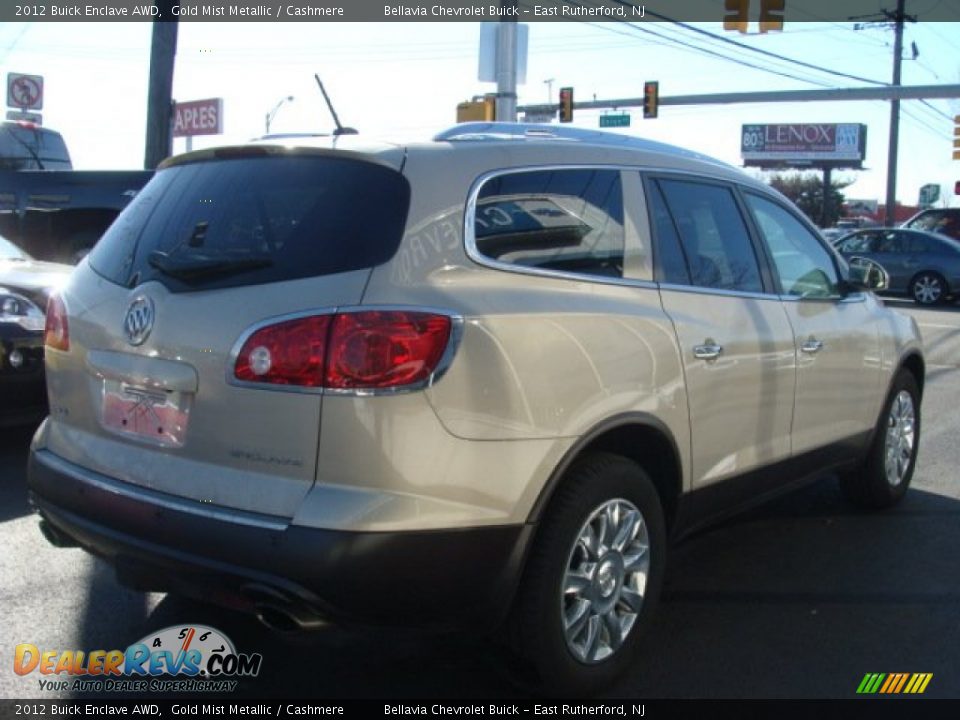 2012 Buick Enclave AWD Gold Mist Metallic / Cashmere Photo #4