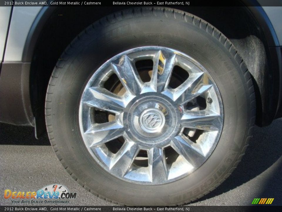 2012 Buick Enclave AWD Gold Mist Metallic / Cashmere Photo #14