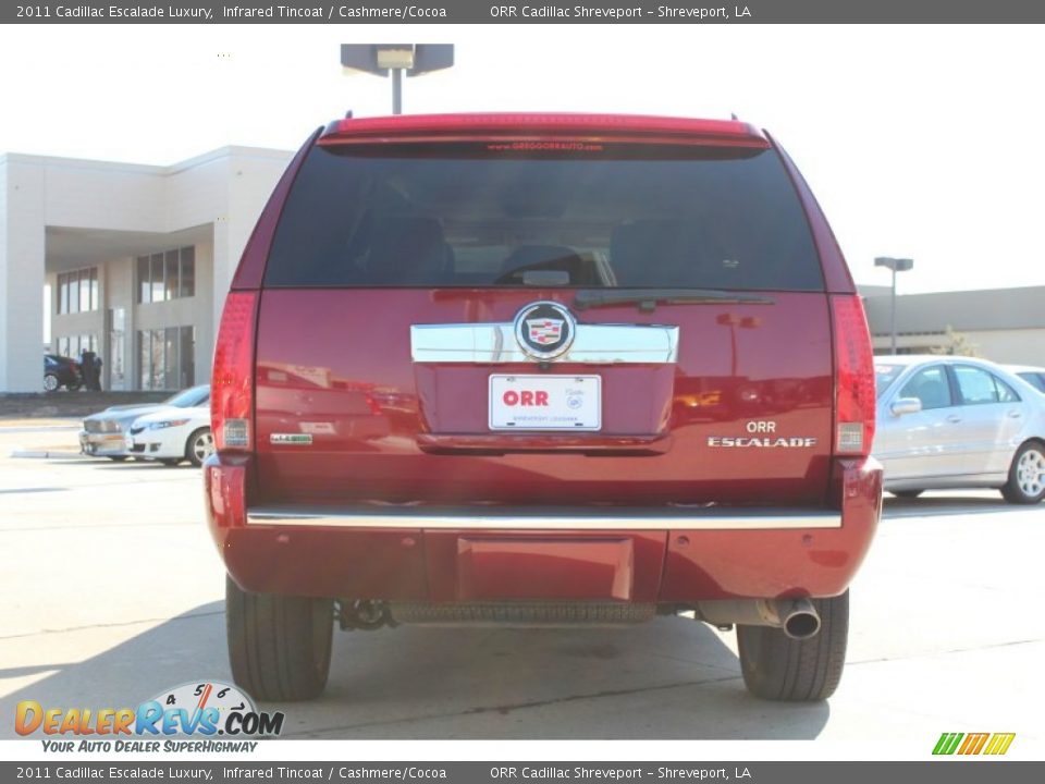 2011 Cadillac Escalade Luxury Infrared Tincoat / Cashmere/Cocoa Photo #8
