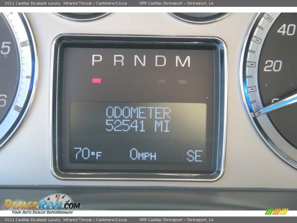 2011 Cadillac Escalade Luxury Infrared Tincoat / Cashmere/Cocoa Photo #10