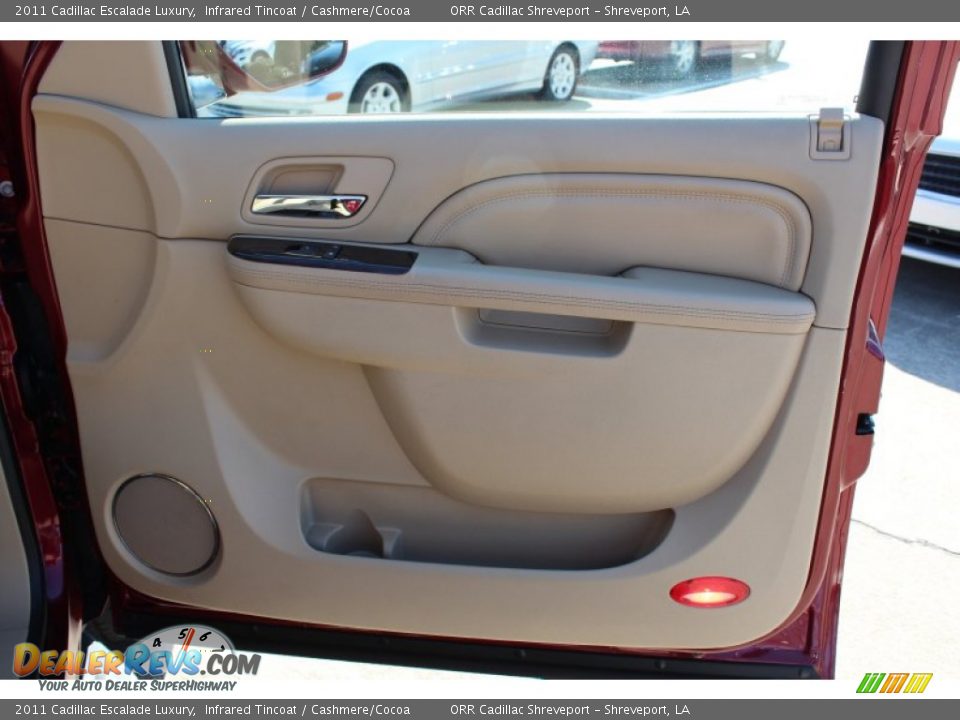 2011 Cadillac Escalade Luxury Infrared Tincoat / Cashmere/Cocoa Photo #14