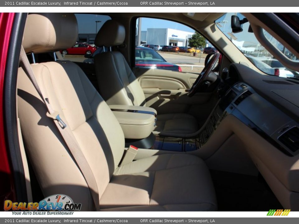 2011 Cadillac Escalade Luxury Infrared Tincoat / Cashmere/Cocoa Photo #15