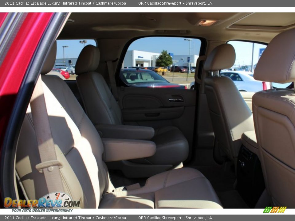 2011 Cadillac Escalade Luxury Infrared Tincoat / Cashmere/Cocoa Photo #19