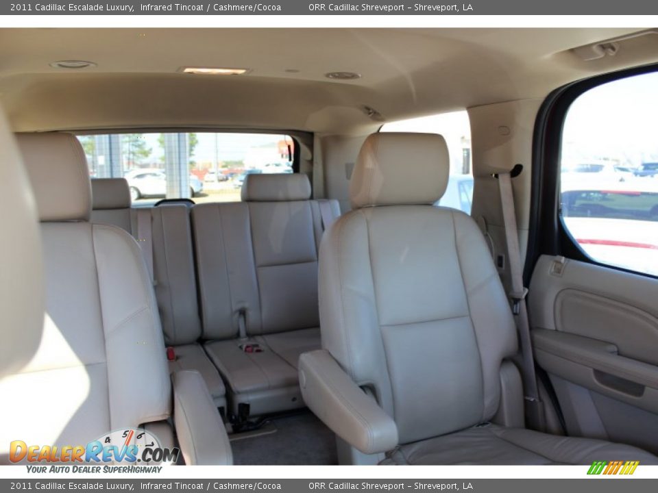 2011 Cadillac Escalade Luxury Infrared Tincoat / Cashmere/Cocoa Photo #20