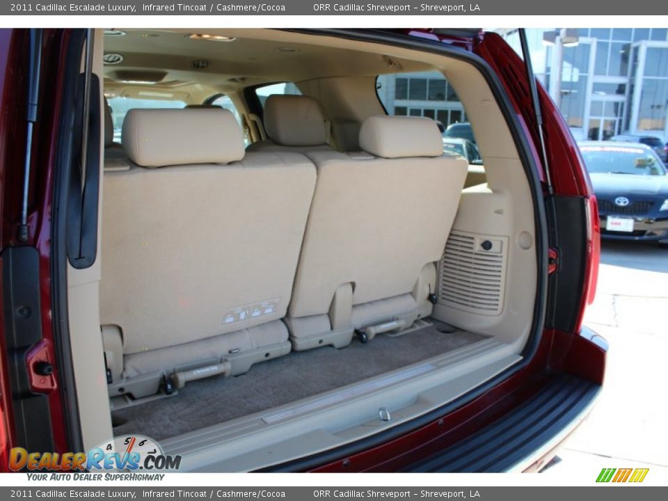 2011 Cadillac Escalade Luxury Infrared Tincoat / Cashmere/Cocoa Photo #22