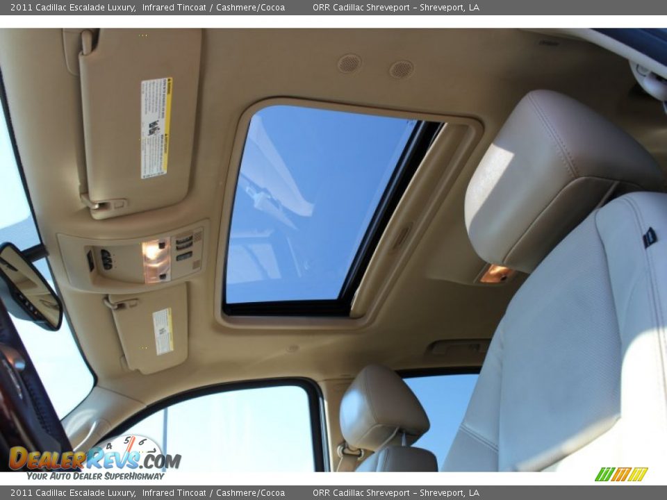 2011 Cadillac Escalade Luxury Infrared Tincoat / Cashmere/Cocoa Photo #23