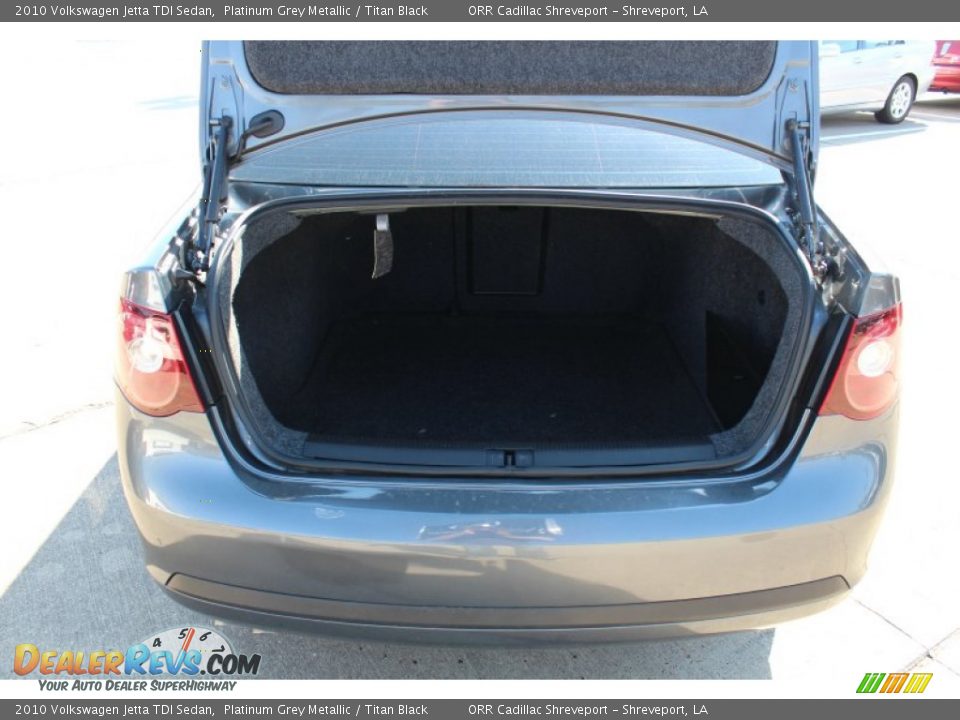 2010 Volkswagen Jetta TDI Sedan Platinum Grey Metallic / Titan Black Photo #20