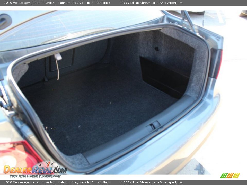 2010 Volkswagen Jetta TDI Sedan Platinum Grey Metallic / Titan Black Photo #21