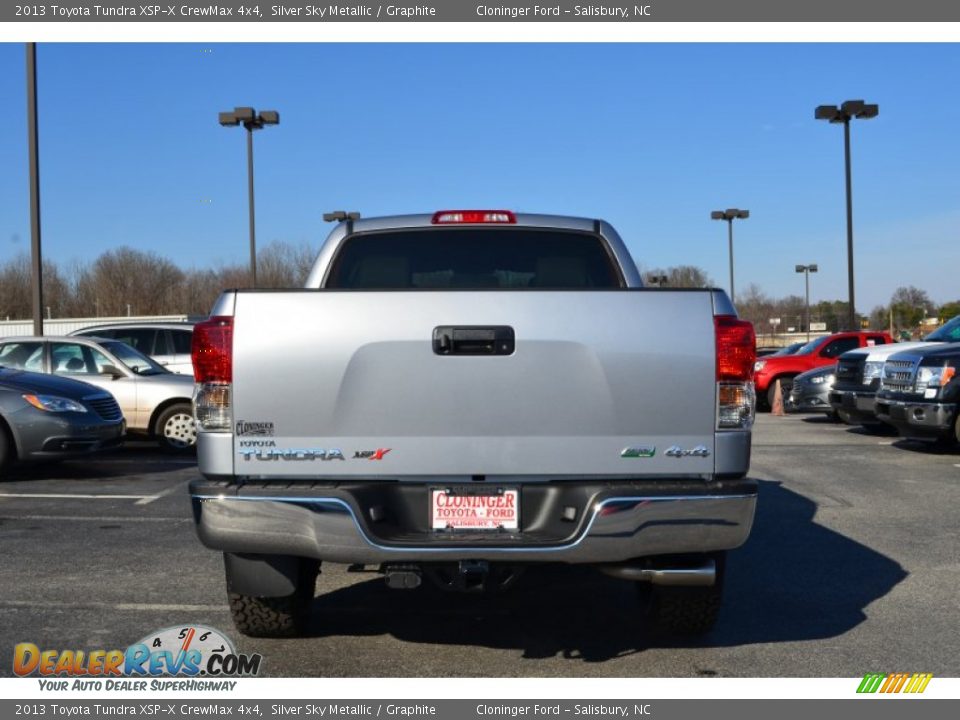 2013 Toyota Tundra XSP-X CrewMax 4x4 Silver Sky Metallic / Graphite Photo #4
