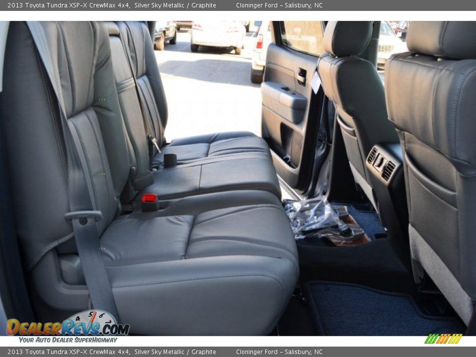 Rear Seat of 2013 Toyota Tundra XSP-X CrewMax 4x4 Photo #13