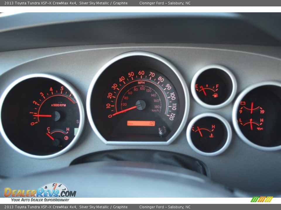 2013 Toyota Tundra XSP-X CrewMax 4x4 Gauges Photo #30