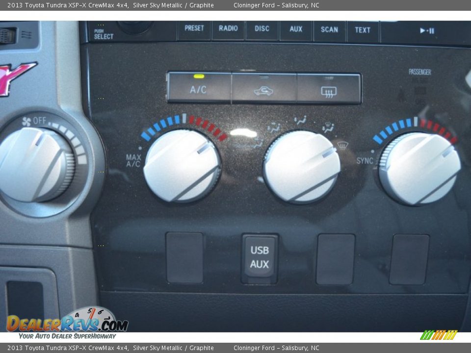 Controls of 2013 Toyota Tundra XSP-X CrewMax 4x4 Photo #34