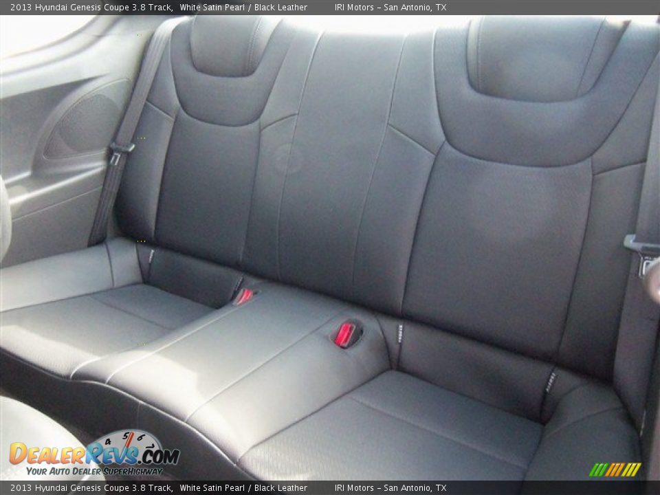 2013 Hyundai Genesis Coupe 3.8 Track White Satin Pearl / Black Leather Photo #12