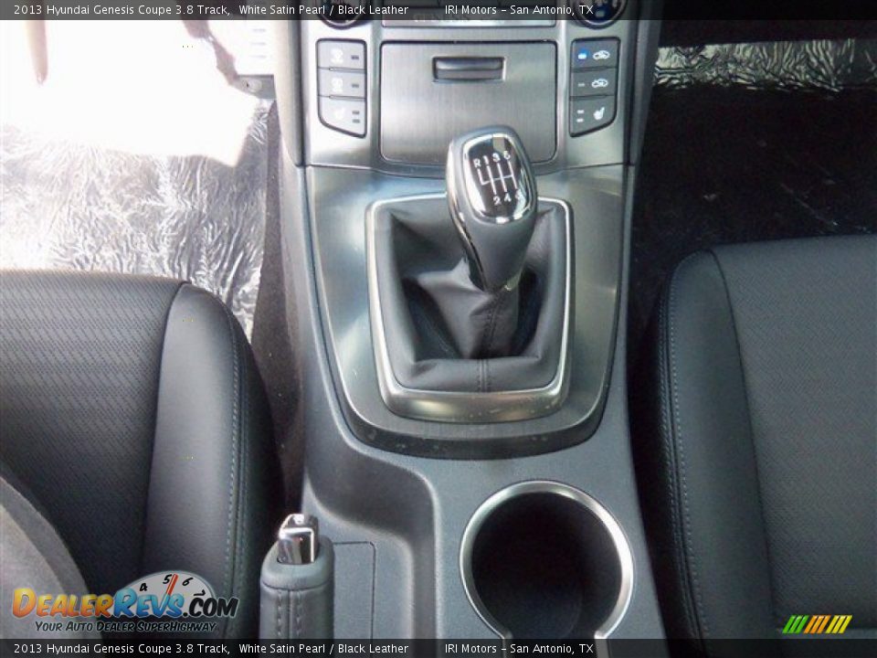 2013 Hyundai Genesis Coupe 3.8 Track White Satin Pearl / Black Leather Photo #15