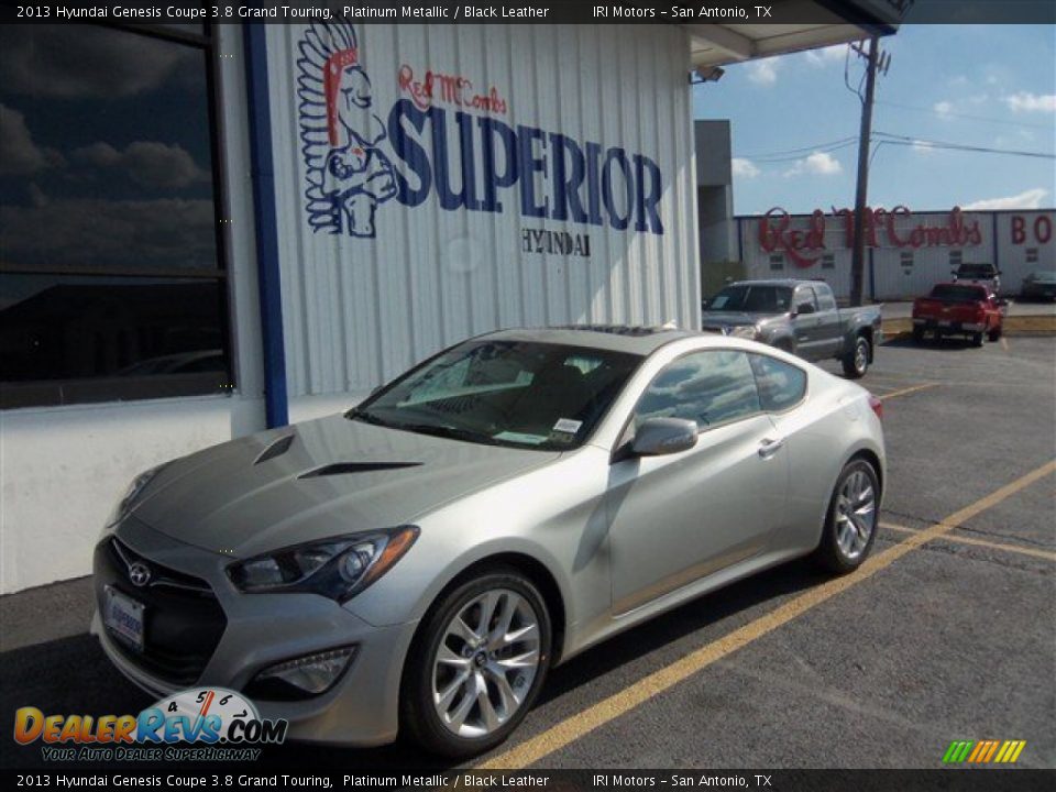 2013 Hyundai Genesis Coupe 3.8 Grand Touring Platinum Metallic / Black Leather Photo #1