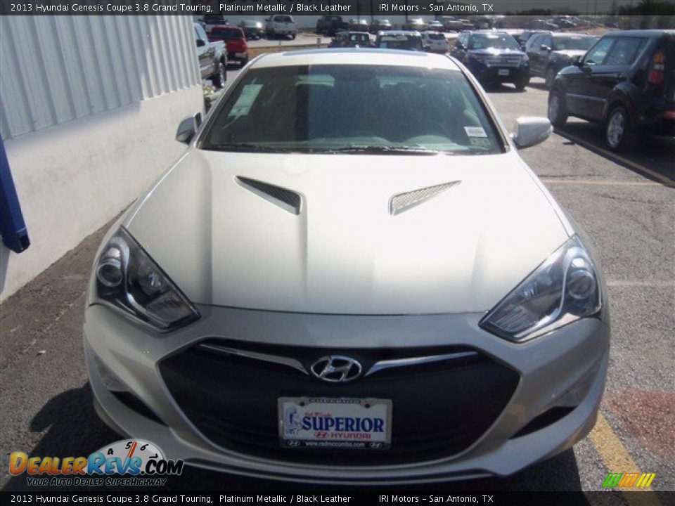 2013 Hyundai Genesis Coupe 3.8 Grand Touring Platinum Metallic / Black Leather Photo #2