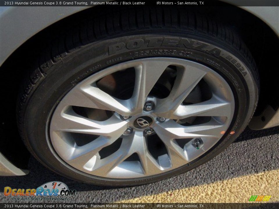 2013 Hyundai Genesis Coupe 3.8 Grand Touring Platinum Metallic / Black Leather Photo #3