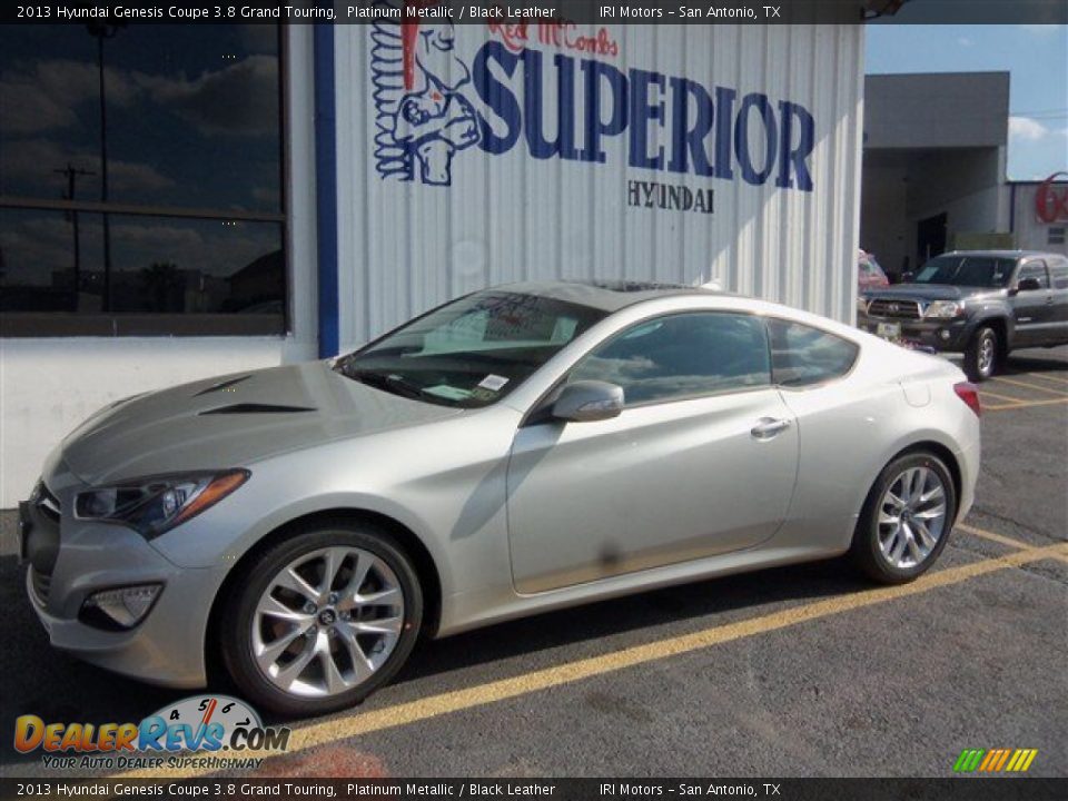 2013 Hyundai Genesis Coupe 3.8 Grand Touring Platinum Metallic / Black Leather Photo #6