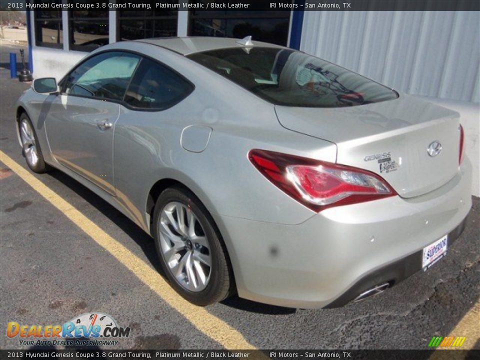 2013 Hyundai Genesis Coupe 3.8 Grand Touring Platinum Metallic / Black Leather Photo #7